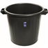 Poubelle de chantier avec poignées de transport Obra en polypropylène noir - sans couvercle - 80 litres