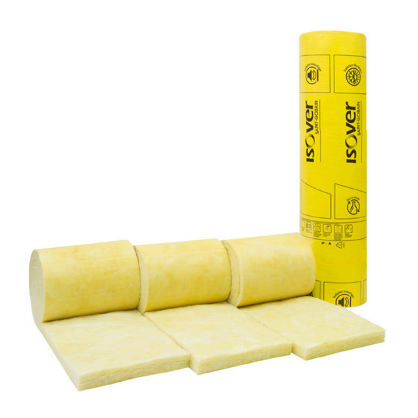 Rouleau laine de verre pour toiture et bardage métallique - Panolène Bardage - R 2,25 m².K/W - 3 rouleaux de 6,00 M x 0,40 M - ép.90 MM