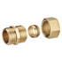 Raccord droit bicône Mâle pour tube en cuivre - M 15 x 21 - Diamètre 14 mm - Cuivre