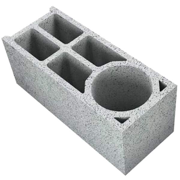 Bloc béton poteau traditionnel Fabemi - 500 MM x 200 MM x 250 MM