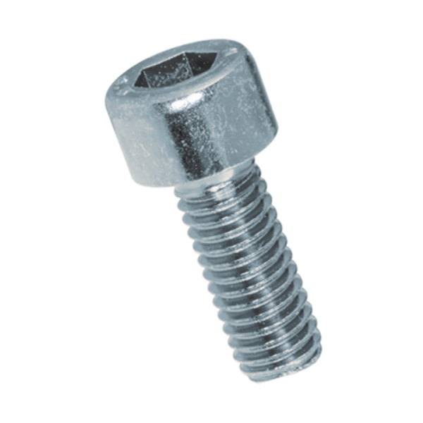 Vis à métaux tête cylindrique six pans creux acier zingué DIN 912 filetage total M12 x 35 mm - Boîte de 100