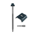 Pack de fixations bacs acier sur charpente bois - Bleu gris RAL5008 - 6,5 MM x 100,0 MM - Seau de 100