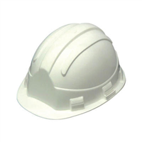 Casque chantier réglable Opale blanc avec garniture frontale - 6 points d'ancrage Taliaplast