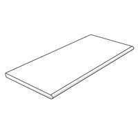 Margelle pour piscine effet pierre en grès cérame rectifié - Tiber Light - 30 x 60 cm - ép. 20 mm