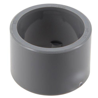 Réduction incorporée à coller -  pour évacuation des eaux usées - mâle/femelle - 40/32 mm - Gris