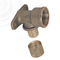 Coude en applique pour tube PER à glissement - F 15 x 21 - Diamètre 12 mm - Noyon & Thiebault