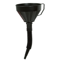 Entonnoir en plastique pour transfert de liquides avec filtre tuyau flexible et poignée - diamètre 160,0 MM
