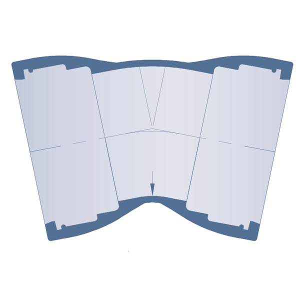 COUDE FONTE A EMBOITEMENT AUTOMATIQUE NU DN 100, 1/16