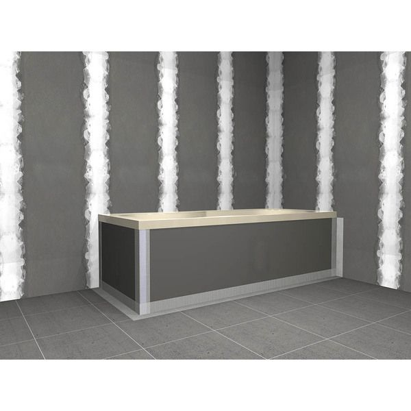 Tablier de baignoire à carreler Marmox Epoxy Board sans vérins - 1770 MMx600 MM - épaisseur 30 MM