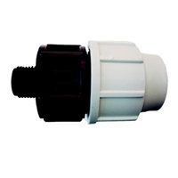 Raccord à compression arrosage enterré Femelle Plasson 20x27 3/4" - Ø 25 mm - Polypropylène