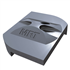 Clip de fixation Easyclip en aluminium plastifié gris RAL7016 pour poteau Easyclip et grillage rigide Moreda