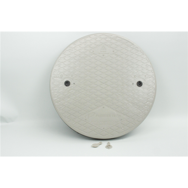 Couvercle PE Injecté D400 Gris -