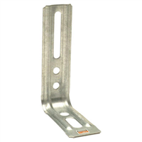 Équerre nervurée droite END 30x85x71.5 mm épaisseur 1.5 mm