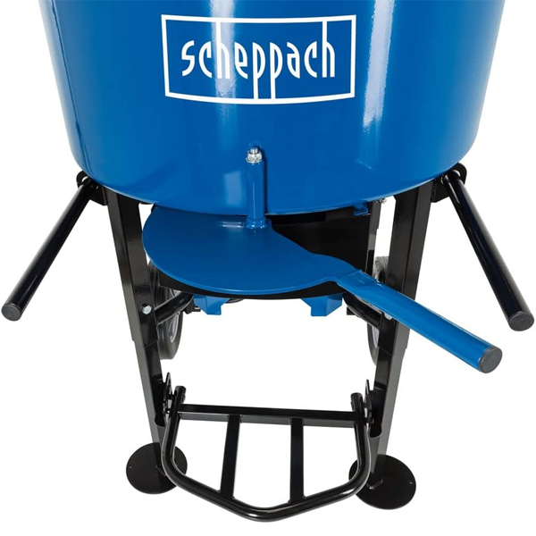 Malaxeur à béton Scheppach CCM130 - moteur électrique de 1600 W - cuve de 120 L