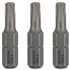 Embout de vissage Bosch extra-dure 6 pans 1/4" Torx T25 longueur 25 mm lot de 3