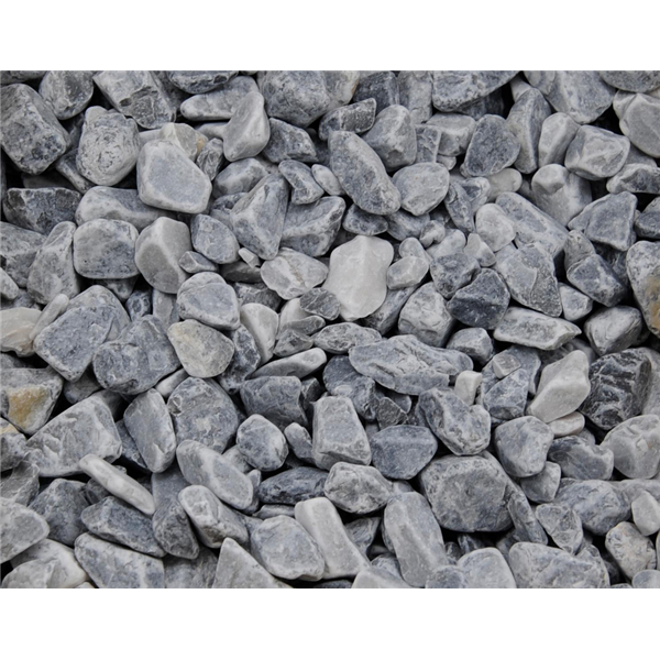 Gravillon calcaire rond Ice Blue 8/16 - Sac de 25 kg