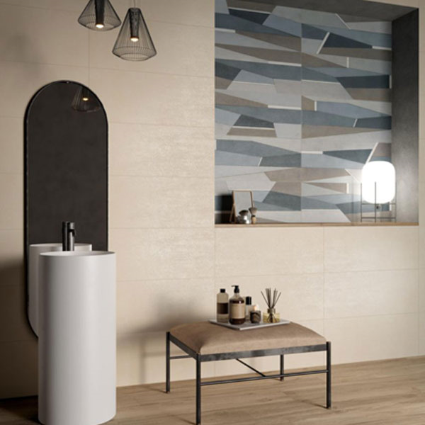 Faïence murale effet béton - Timeless - 32,0 cm x 80,5 cm - ép.8,00 mm - Corda