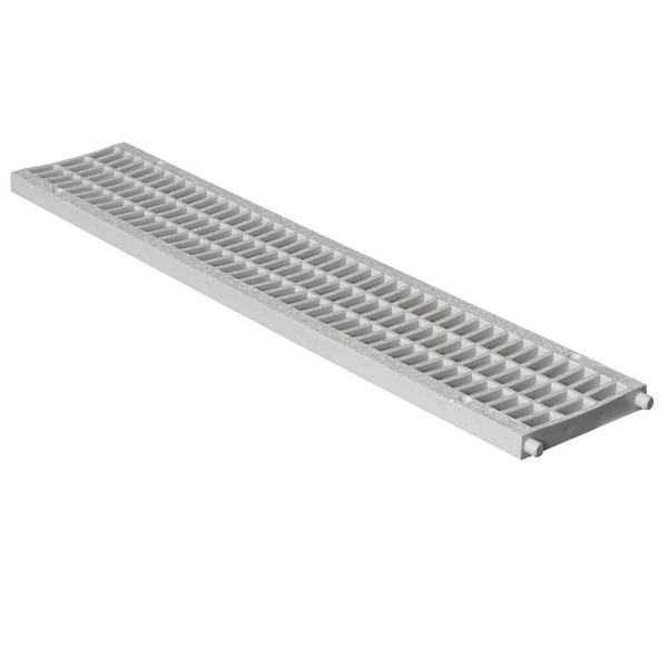 GRILLE CANIVEAU 100X500 GRISE PIETO