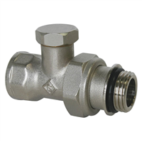Té de réglage nickelé à visser femelle 1/2 auto-étanche