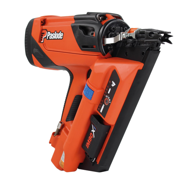 Cloueur autonome à gaz pour charpentier Spit Paslode IM90XI - avec pack clous 2,8 x 70 mm crantés