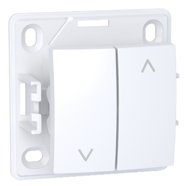 Interrupteur pour volet roulant Schneider Alréa - pose en saillie - 10 A à 250 V CA - Blanc polaire
