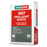 Joint carrelage PROLIJOINT RUSTIC 547 - joint grande largeur de 6 à 50 mm - Sac de 25,0 KG - Pierre