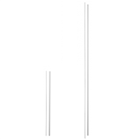 Rallonge de serrure antipanique Thirard D-CROSS - haut et bas - pour porte hauteur 3 mètres max - blanc