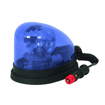 Gyrophare goutte d'eau magnétique bleu allume cigare 12 V