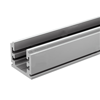 Profil U de guidage au sol 20x24 Mantion 11109 pour volet coulissant Win-Slide - longueur 3 mètres