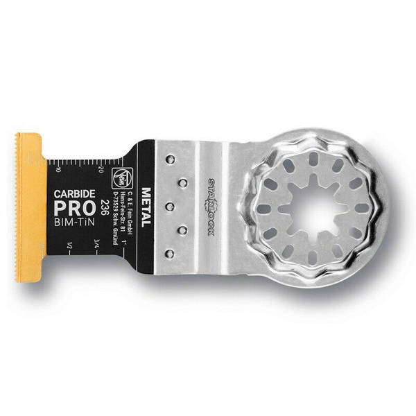 Lame de scie à concrétion carbure E-Cut Carbide Pro - Starlock - Matériaux durs - 40 x 32 mm