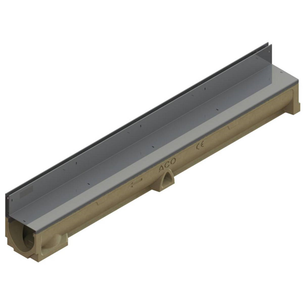 ACO SELF 100 BP HAUTEUR 95MM COUVERTURE A FENTE ACIER GALVANISE HAUTEUR 65MM A15