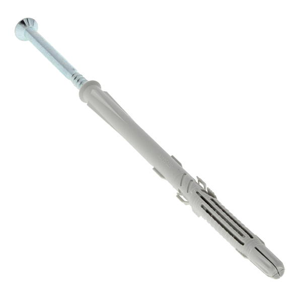 Cheville Prolong F Spit avec vis tête fraisée pour maçonnerie creuse - 10 x 185 mm - Boîte de 50