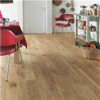 Parquet contrecollé Monolame Clic Unifit  à clipser - Chêne Mix Topaze - 1210,0 MM x 184 MM - ép. 12,00 MM