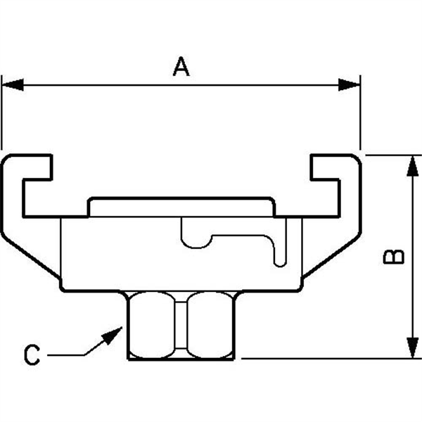 Raccord express filetage femelle 3/8" Prevost 12 - 17 mm