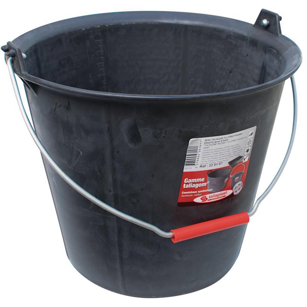 SEAU TALIAGOM 13 LITRES POIGNEE + ERGOTS Anse 5,3mm