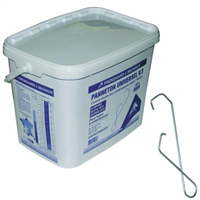 Crochet universel pour fixation de tuiles mécaniques - Acier galvanisé - Ø 2,2 mm - 420 unités