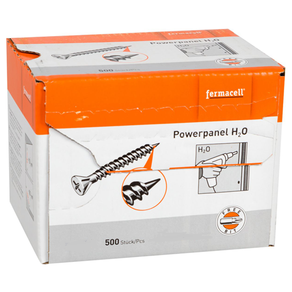 Vis autoperceuse pour plaque Powerpanel H2O - 3,9 MM x 50,0 MM - boîte de 500 pièces