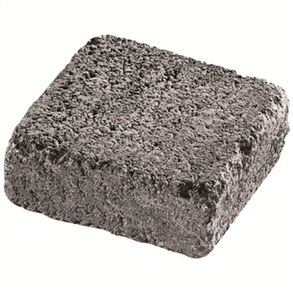 Pavé béton décoratif vieilli - Médiéval - Anthracite - 16 CM x 16 CM - 60 MM