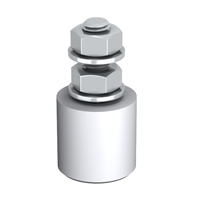 Guide à olive en nylon Mantion 23025 sans platine - diamètre 25 mm - filetage M14