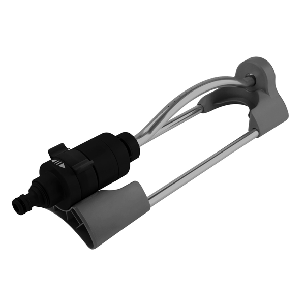 Arroseur oscillant avec rampe aluminium raccord mâle automatique - 16 buses - Fitt