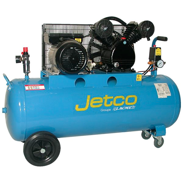 Compresseur LACME JETCO 100 litres 8 bars air restitué 11.5 m3/h