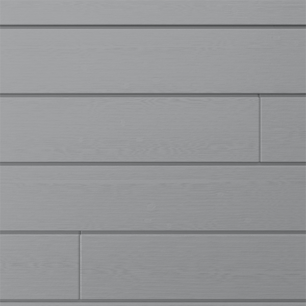 Bardage peint et saturé en sapin du Nord - profil Inca - Mineral - 20 mm x 125 mm x 4.46 m