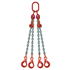 Elingue chaîne réglable 4 brins Levac crochets à verrouillage automatique CMU 11200 kg 5 m