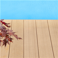 Lame de terrasse en composite Beige noix - Twinson Essential XL - 20,00 mm x 180 mm - longueur 4,00 m