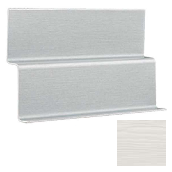 Profil de départ pour bardage Cedral Lap - aluminium laqué Blanc Everest C01 - longueur 3,00 M