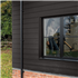 Lame de bardage en fibres-ciment Cedral Click finition relief - 186 MM x 12,00 MM - L. 3,60 M - Noir C50