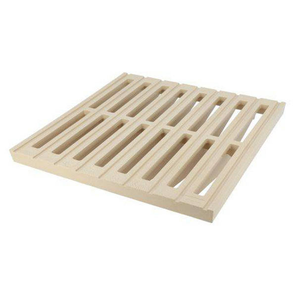 GRILLE DE SOL SANS CADRE 300 X 300 SABLE