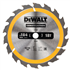 Lame de scie circulaire Dewalt DT1938-QZ 184x16 mm 18 Dents Spécial Construction