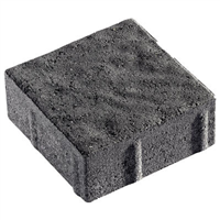 Pavé béton brut décoratif - Lavardin - Anthracite - 15 CM x 15 CM - Ép.60 MM