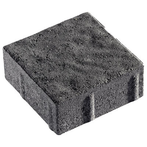 Pavé béton brut décoratif - Lavardin - Anthracite - 15 CM x 15 CM - Ép.60 MM